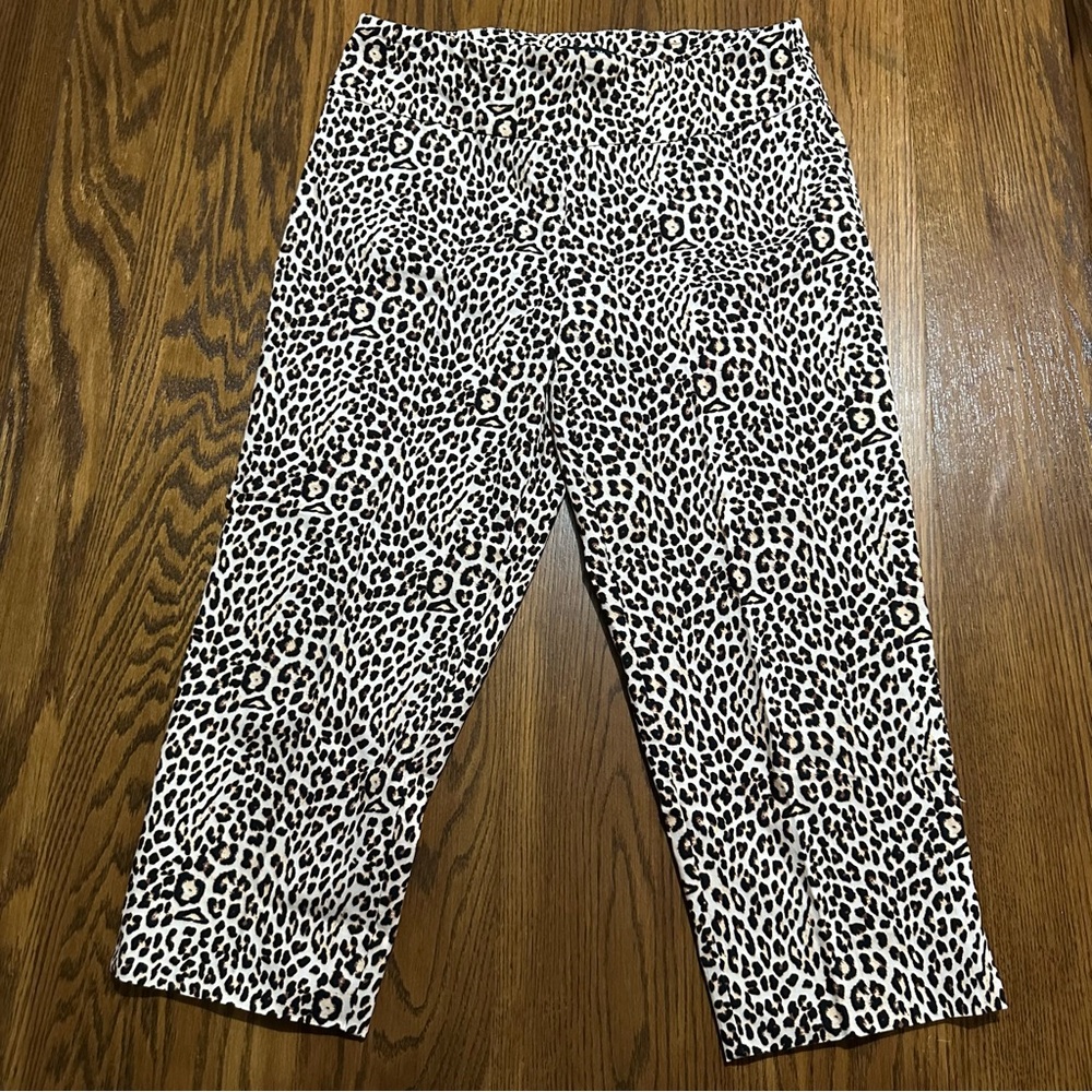 Zac &‎ Rachel leopard print pants size 12